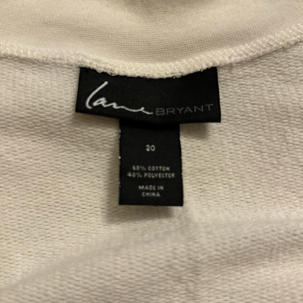 Lane Bryant long sleeve zip up sweater with zipper pockets - Picture 5 of 5
